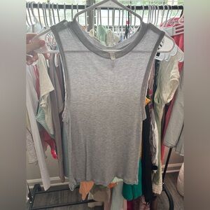 Free People Gray Tank